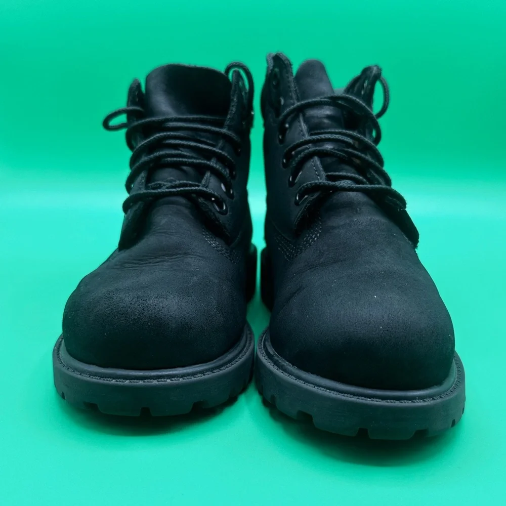 Timberland black leather boots